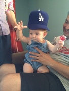 16th Aug 2014 - Dodgers fan for the day