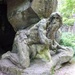 Statue in the forest by gabis