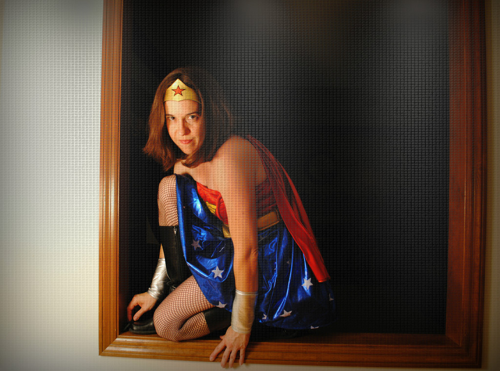 Even Wonder Woman Takes Selfies by alophoto
