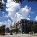 Looking south on Calhoun Street, Charleston, SC, with summer clouds by congaree
