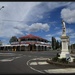 The Radnor pub and the war memorial Blackbutt by kerenmcsweeney