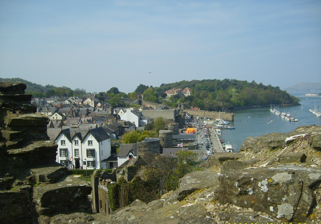 Looking down on Conwy  by beryl
