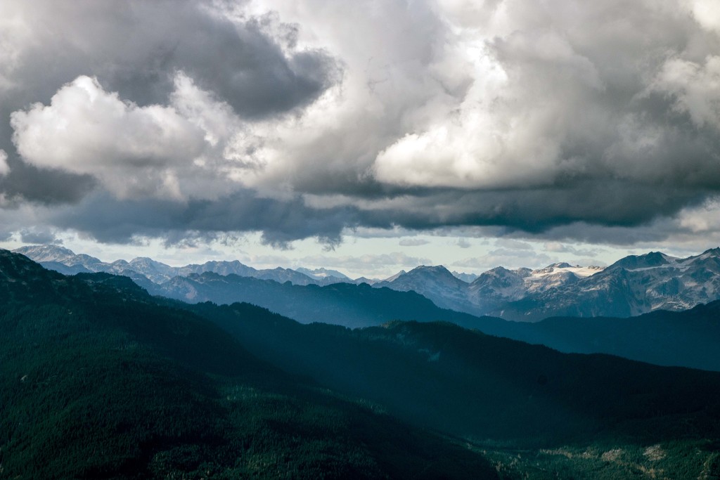 Dramatic Skies Surrounding Whistler Mountain...... by shepherdmanswife