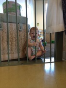 10th Sep 2014 - Pretending she's in baby prison on her first visit to the Phoenix Children's Museum