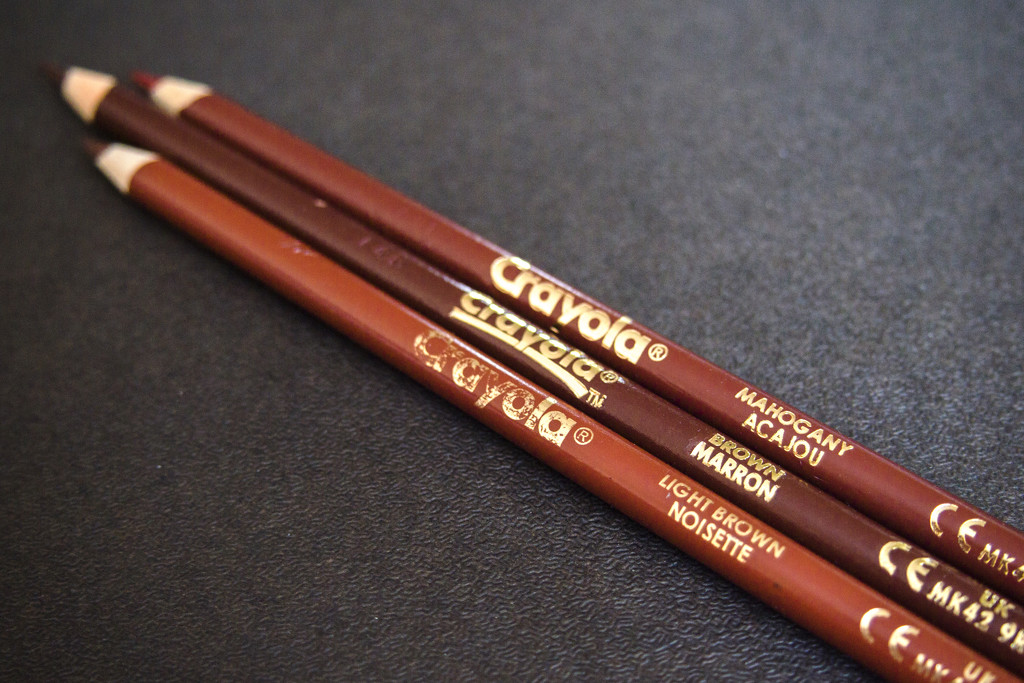Brown Pencils by bizziebeeme