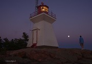12th Sep 2014 - Killarney Lighthouse and Moon 