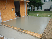 28th Aug 2014 - The pad is poured!