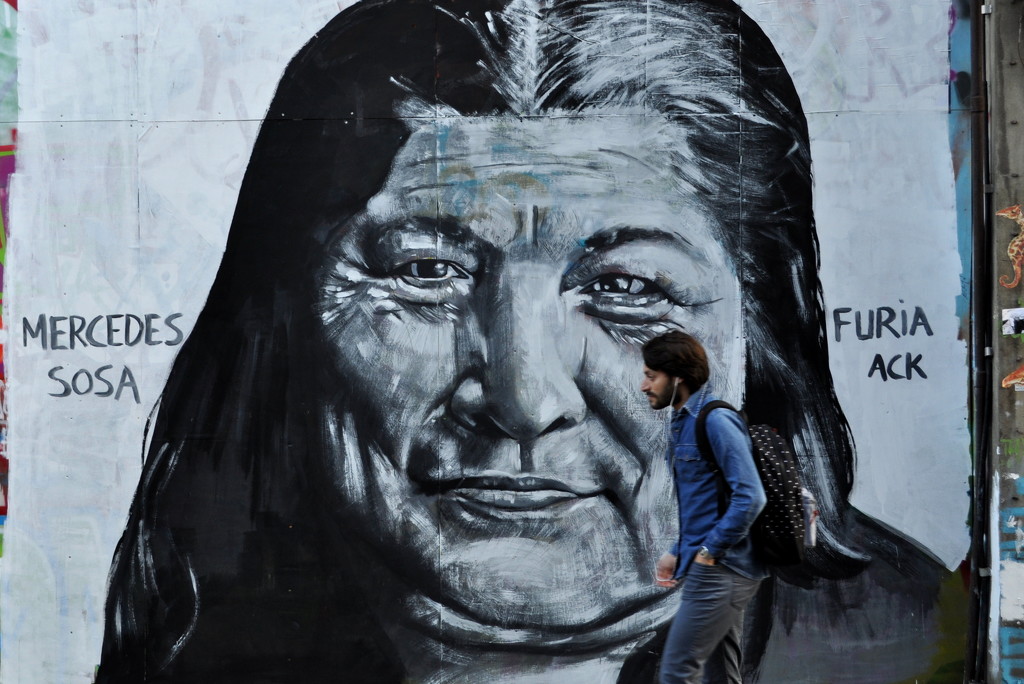 Mercedes Sosa by andycoleborn