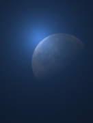 14th Sep 2014 - Half moon at noon
