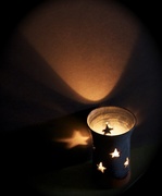 14th Sep 2014 - Star candle holder #2