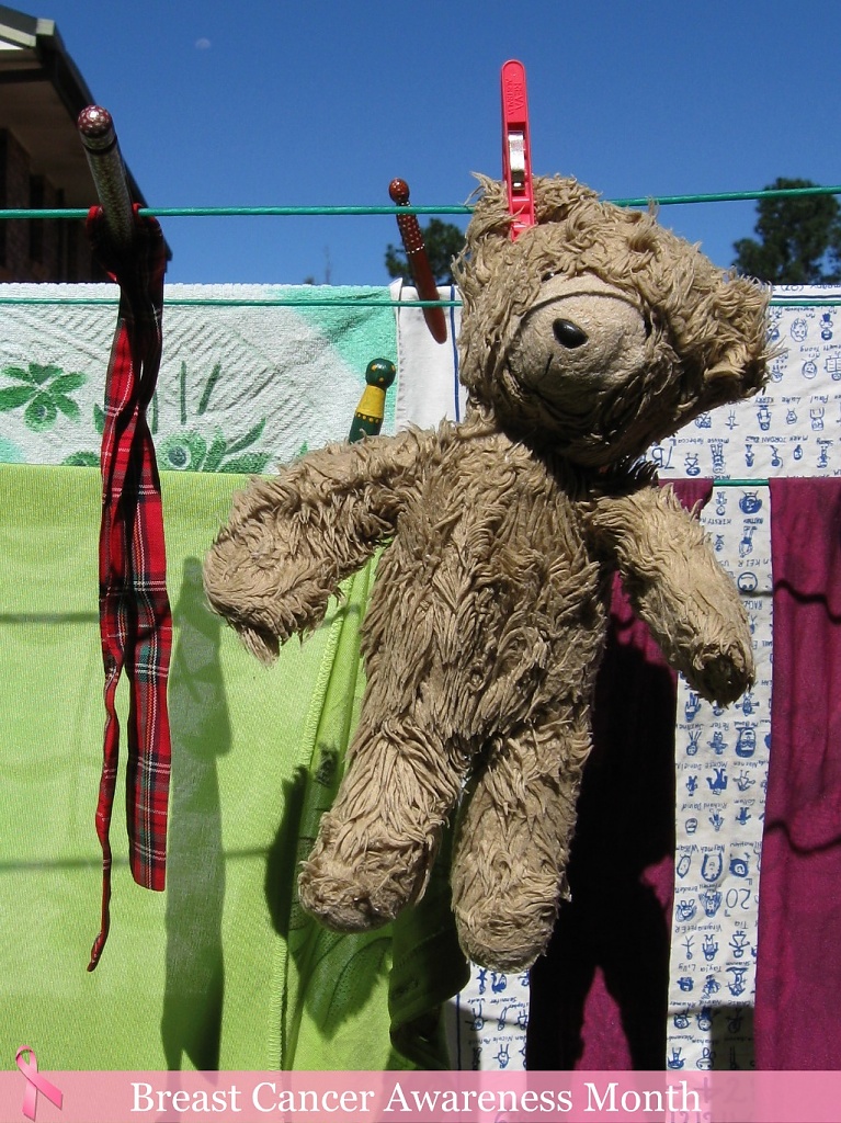 My Teddy's Hangin' Around. by mozette