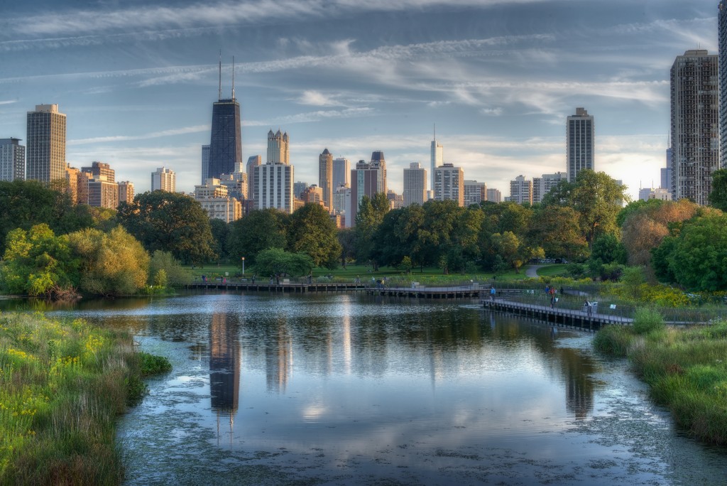 A Reflective Chicago  by taffy