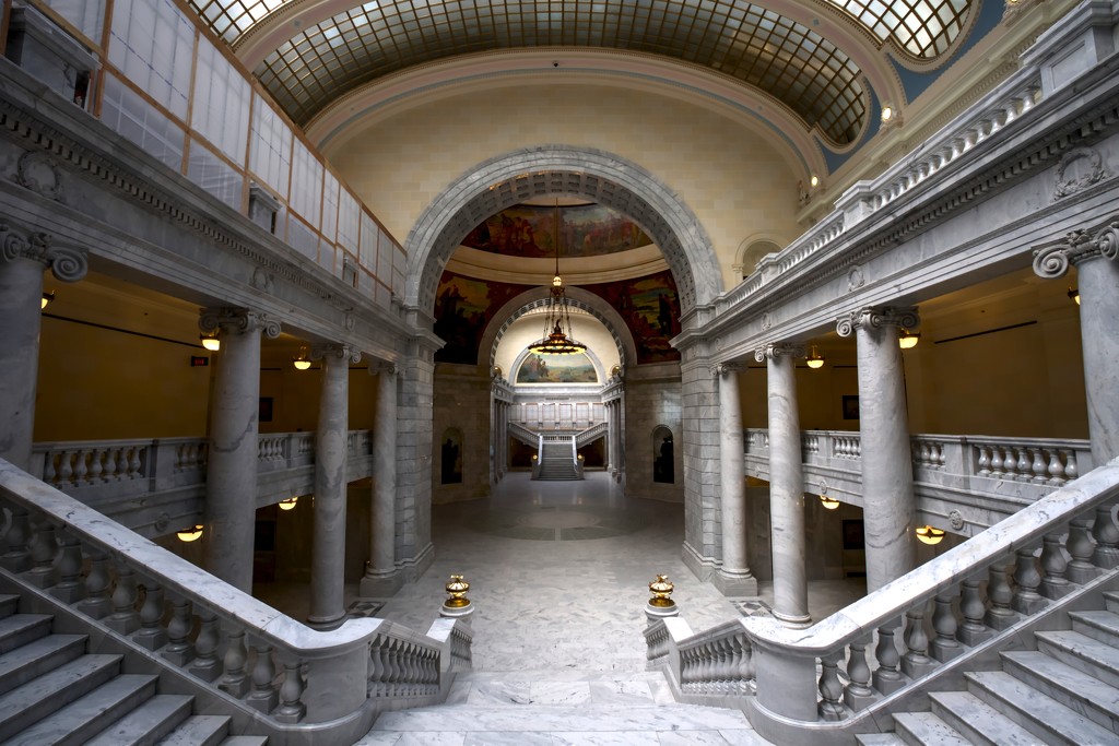 Interior of Utah State Capitol Building by jyokota