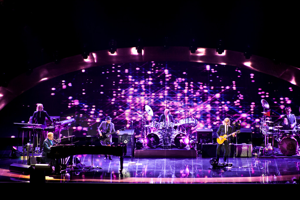 Elton John in concert by kiwichick