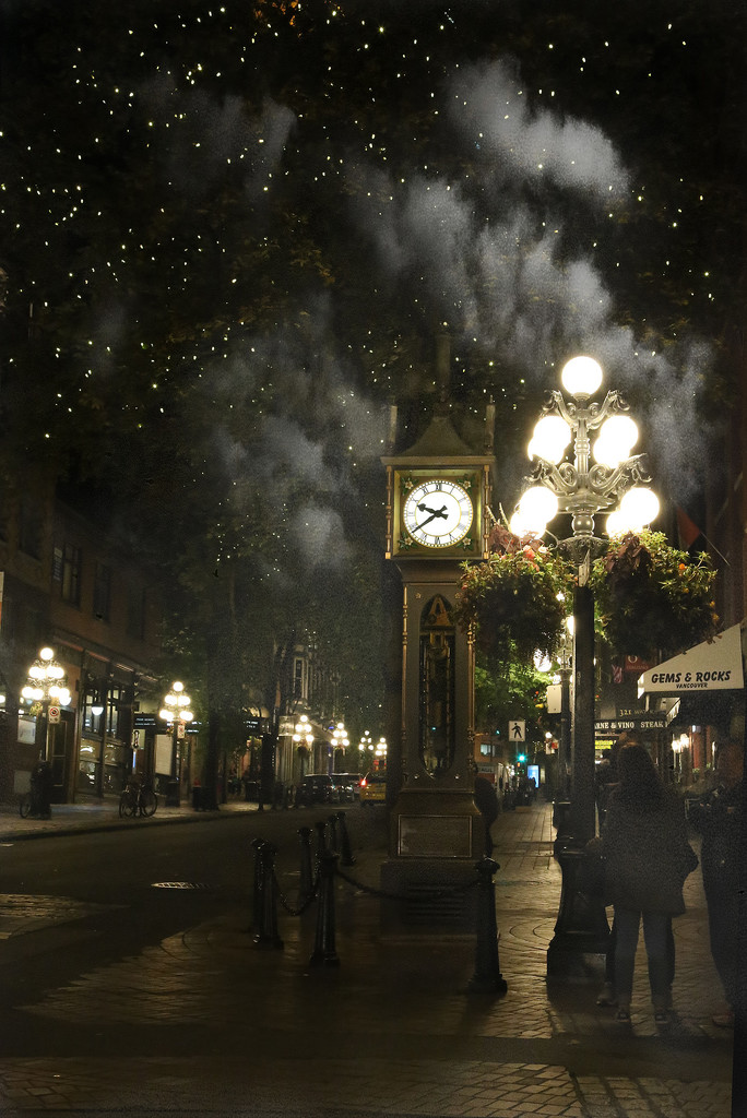 The Gastown Steam Clock by pdulis