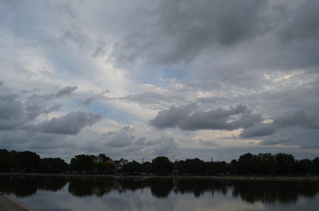 Skies over Colonial Lake, Charleston, SC by congaree