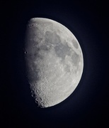 4th Sep 2014 - Moon and Craters