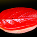 Red leaf on the mirror by elisasaeter