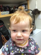 25th Sep 2014 - First ponytail :)