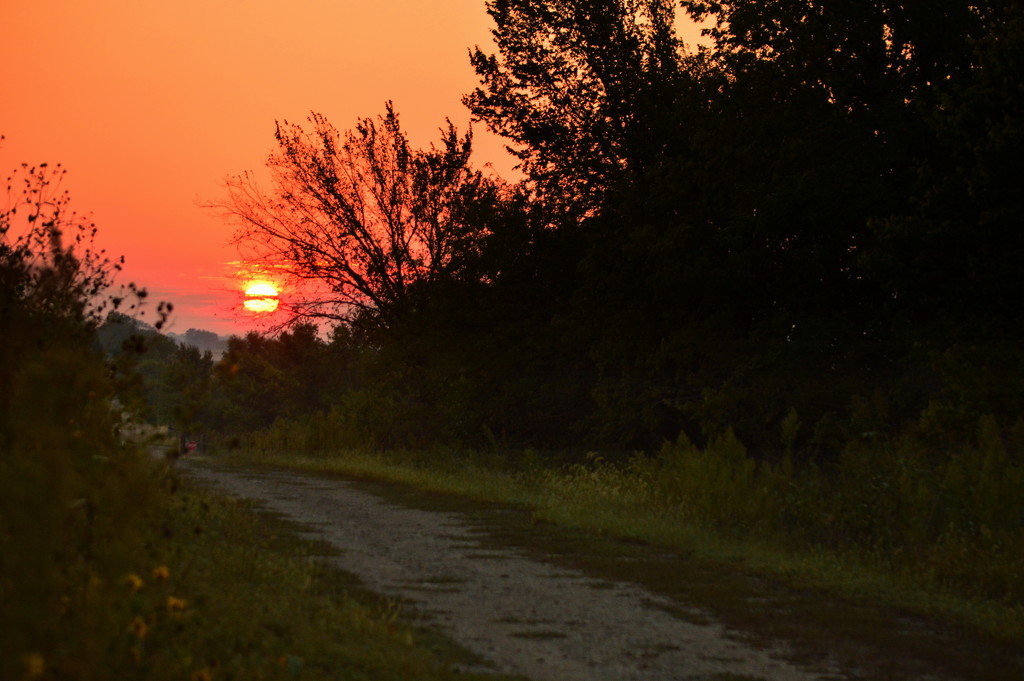 Flint Hills Nature Trail at Sunrise by kareenking