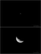 30th Sep 2014 - moon before & after