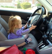 30th Sep 2014 - Adalyn is driving today