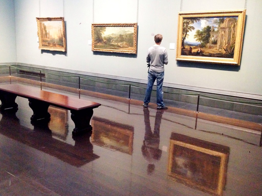 Reflecting - The National Gallery  by edpartridge