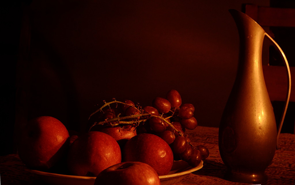 fruit by candlelight by francoise