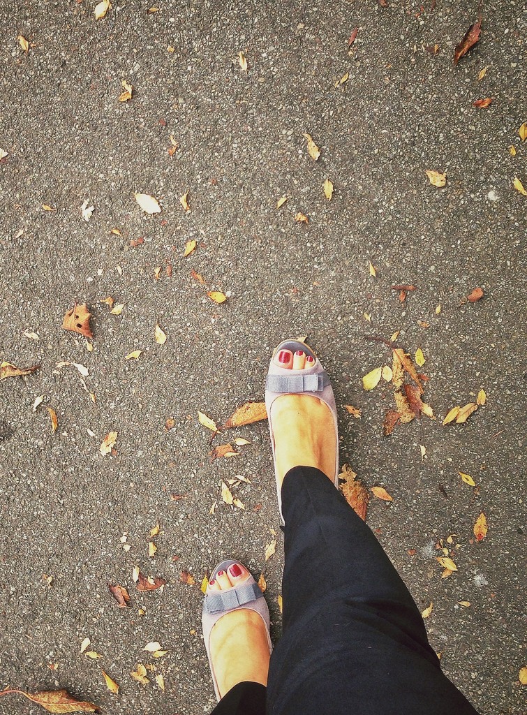 Walking shoefie.  by cocobella