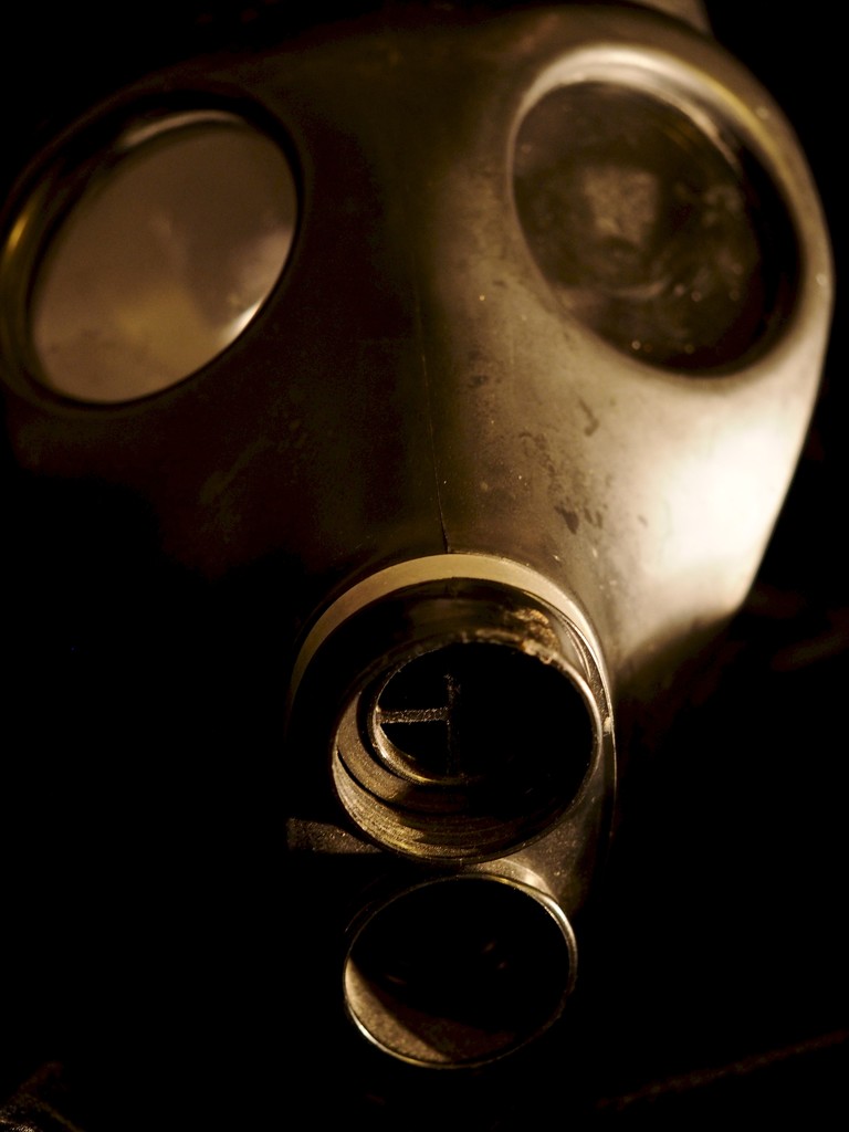 Gas Mask by rosiekerr