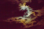 8th Oct 2014 - Night Sky, Moon and Clouds