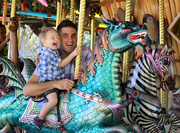 5th Oct 2014 - First Carousel Ride