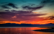 5th Sep 2014 - Sunset over the Great Salt Lake