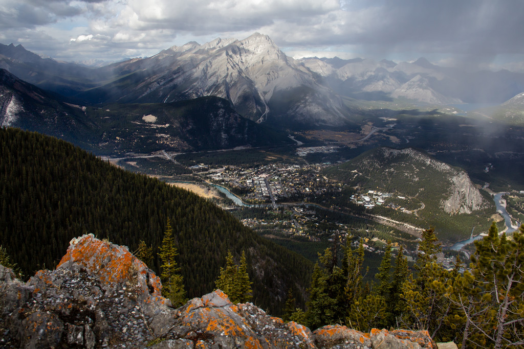 Banff from Sulphur Mountain by kph129