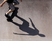 22nd Oct 2014 - Just me, my board, my shadow