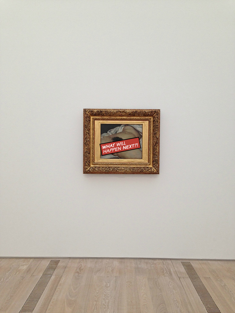 L'origine du monde, Gustave Courbet. What will happen next version. by cocobella