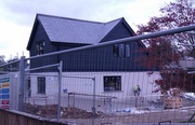 22nd Oct 2014 - First of five new  houses with roof and painted
