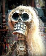23rd Oct 2014 - October word - Scary.      Mrs. Smiley  Skull