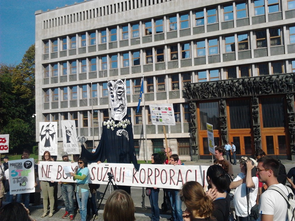 a protest against TTIP, CETA & TISA by zardz