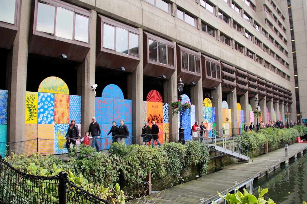 St Katharine Dock artwork by busylady