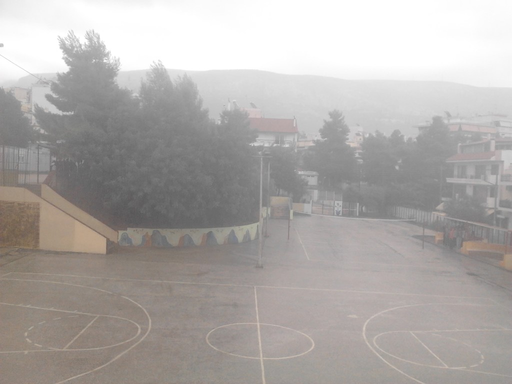 Rainy day in school by nefeli