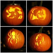 27th Oct 2014 - Family pumpkin carvings