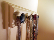11th Oct 2014 - Homemade necklace rack