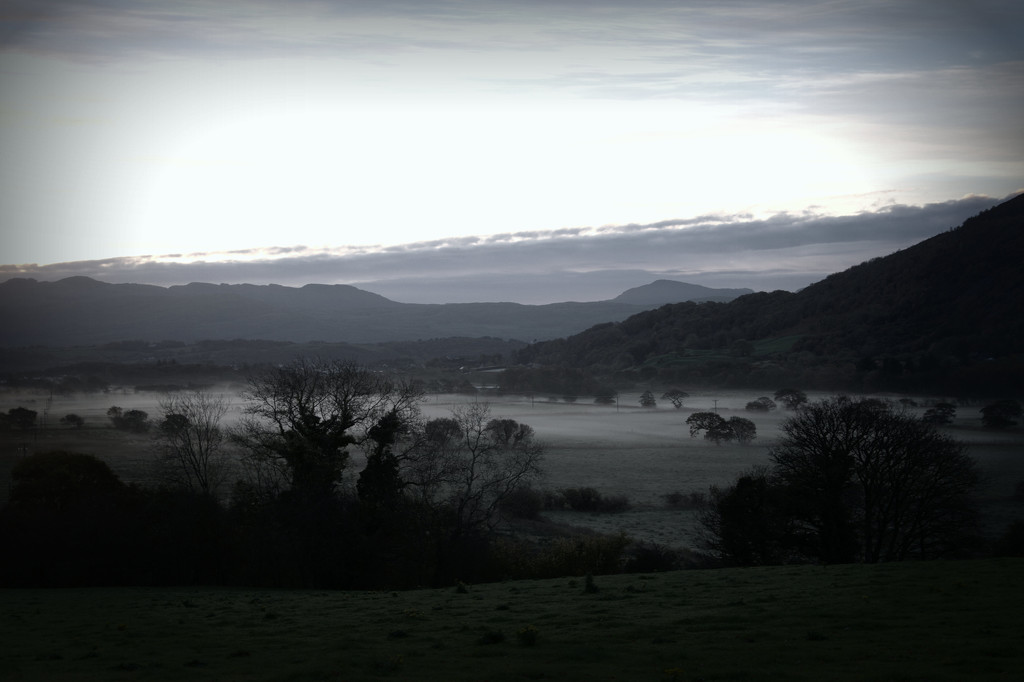 Mist on the fields by overalvandaan