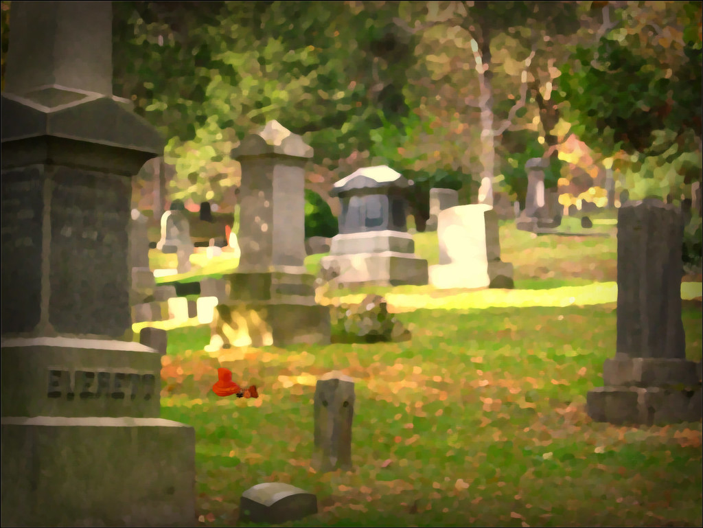 October Words- Graveyard by olivetreeann