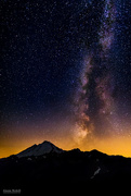 30th Oct 2014 - Milky Way over Mount Baker