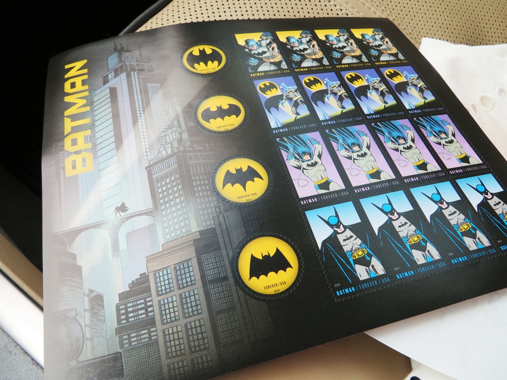 Batman stamps by margonaut