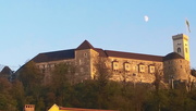 1st Nov 2014 - Ljubljana Castle and moon