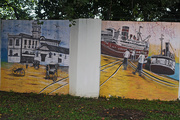 3rd Nov 2014 - Double panel wall art old penang
