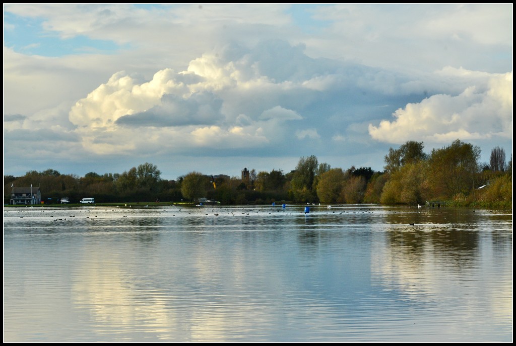 The main lake Priory Country Park by rosiekind